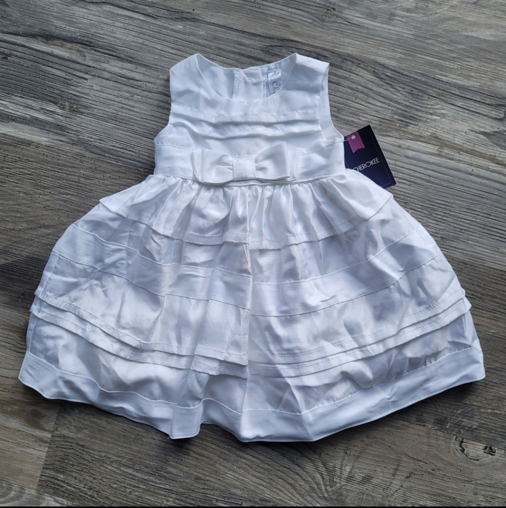 White Ruffle Dress - Picture 2 of 6
